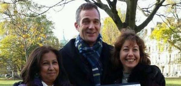 Purna Sen, Peter Kyle and Nancy Platts