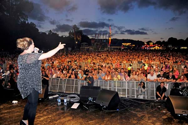 Sam Bailey at Brighton Pride 2015