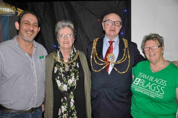 Gary Pargeter, The Mayoress, The Mayor and Viv Woodcock