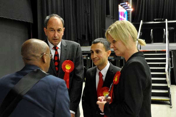In with the new: Three new Labour Councillors Morris, Chapman and Barford give Labour minority control of the council.