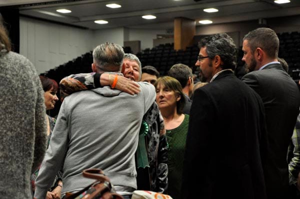 Colleagues console Green, Sue Shanks after losing her Withdean seat