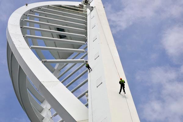 They came down two by two