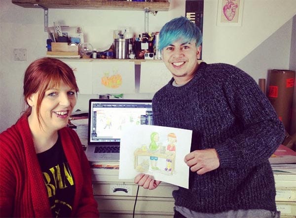 Author, Sarah Savage and illustrator, Fox Fisher