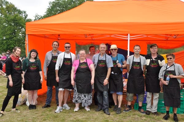 The Lunch Positive team of volunteers