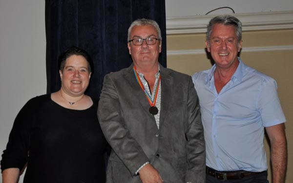 Ian Taylor with Dulcie Weaver and Paul Kemp