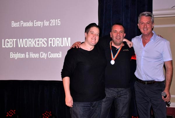 Colin Blanchflower with Dulcie Weaver and Paul Kemp