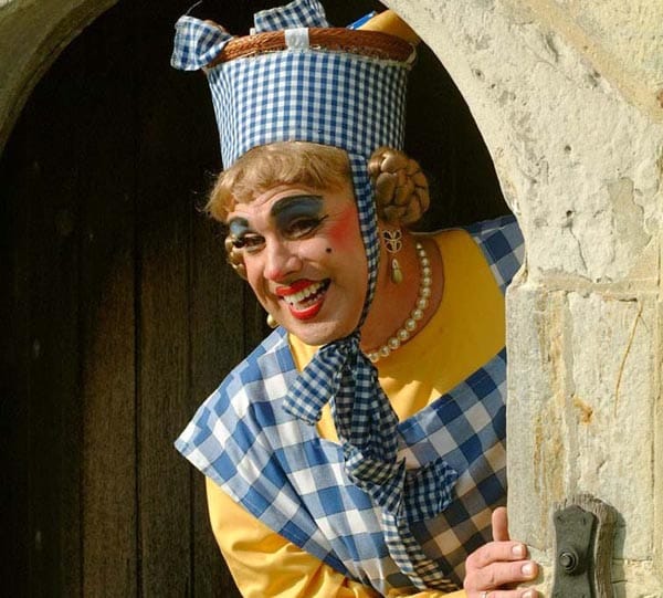 Martyn in Dick Whittington in 2004, his first Panto in Eastbourne