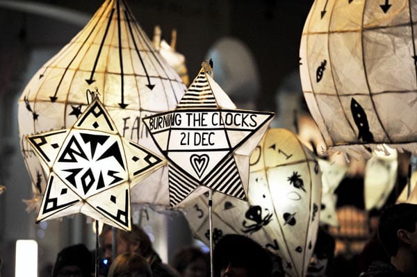 Burning the Clocks Parade 2015: Photograph by Simon Dack