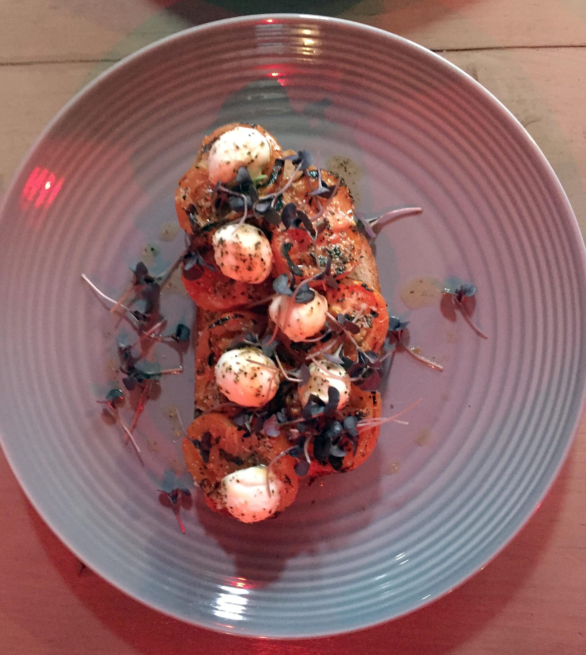 Charred Tomato Toast