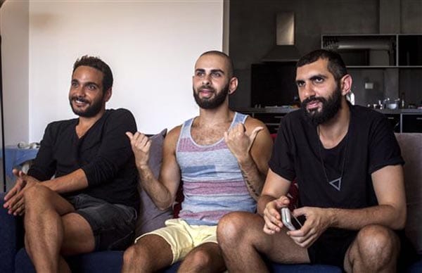 Left to right: Khader Abu Seif, Naeem Jiryes and Fadi Daeem