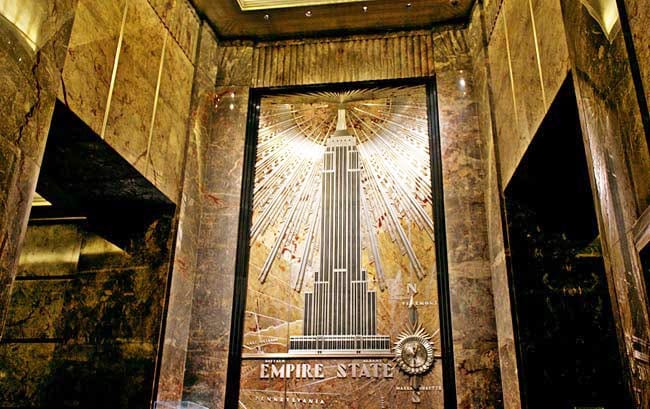 Lobby of Empire State Building