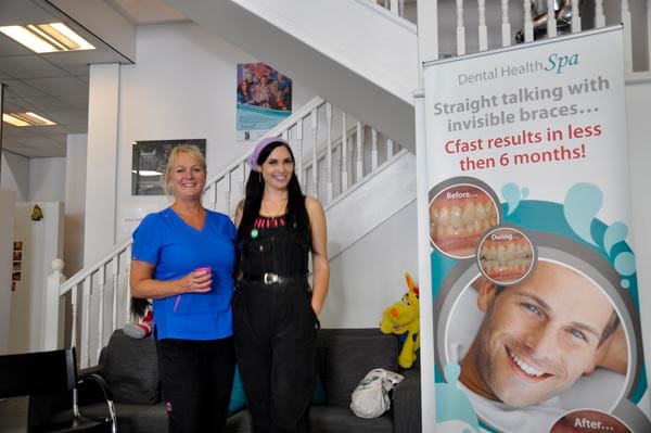 Christina with songbird Sally Schofield