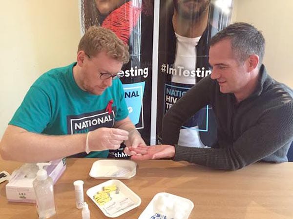 Ben Bloom (left) and Peter Kyle MP