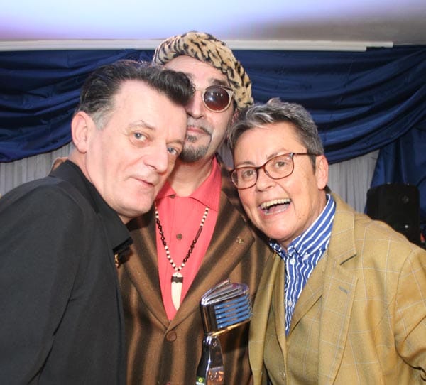 Sharon Barr (far right)