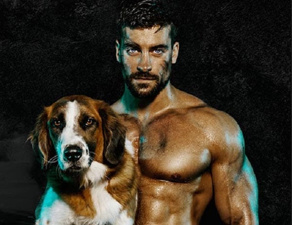Auction Lot: Pecs and Pups Calendar