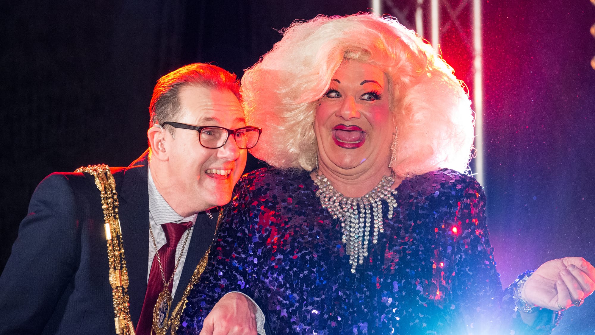 Mayor of Brighton & Hove with Miss Jason