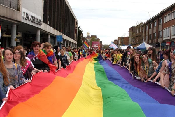 Exeter Pride 2016: Photo Alan Quick  