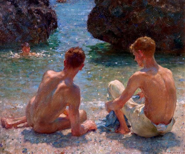 Henry Scott Tuke: The Critics © Leamington Spa Art Gallery & Museum