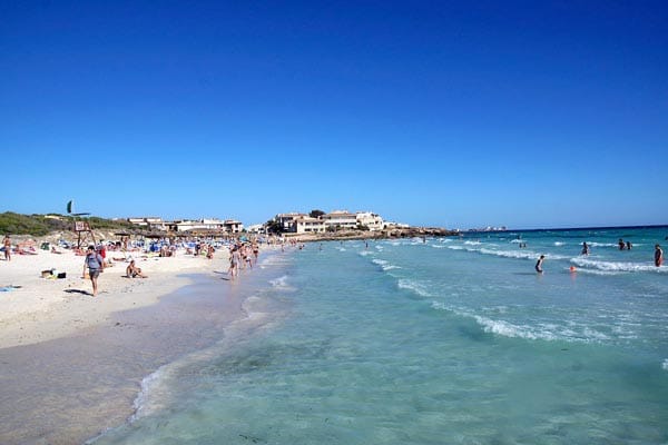 The beach at Es Trenc