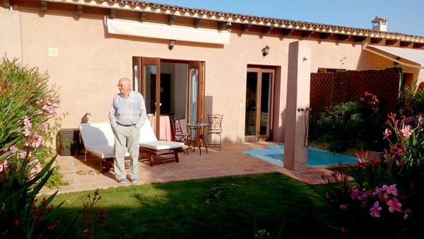 Private terrace with jacuzzi at Hotel Es Lloquet – the Secret Place