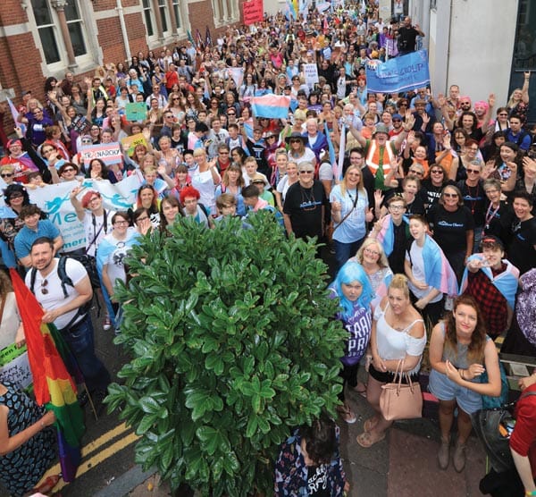Outside Marlborough Pub and Theatre
