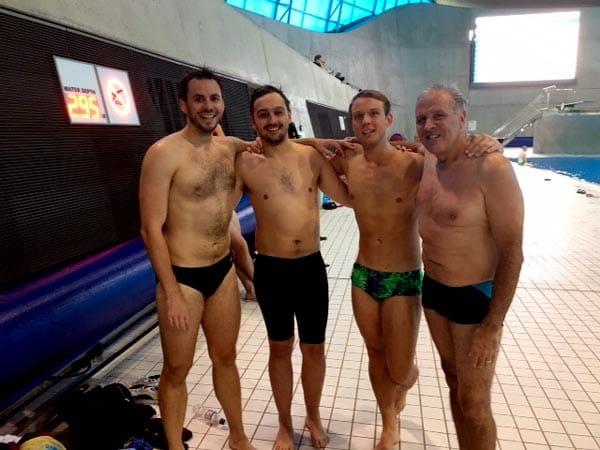 Left to right - Chris, Josh, Martin and John