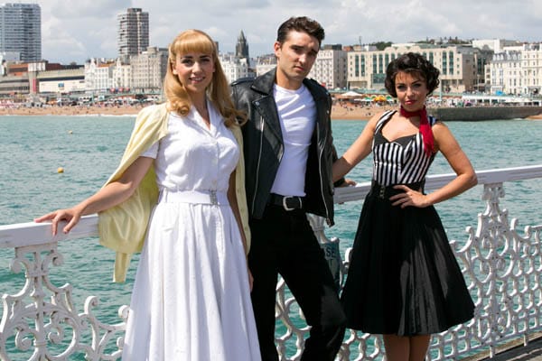 Danielle Hope, Tom Parker and Louisa Lytton on Brighton Palace Pier: Image ©Pete Jones