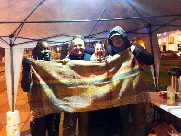 Pastor Andrew Ramage and MCC volunteers