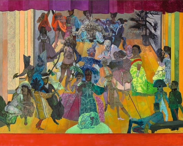 Leonard Rosoman, The Drag Ball, No. 2 (detail), 1968 