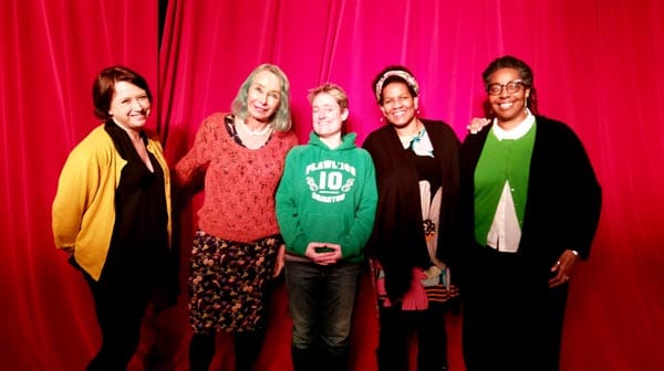 From L to R. Cllr Emma Daniel, Alice Denny, Chris Brown, Vanessa Crawford and Ododo Dafé