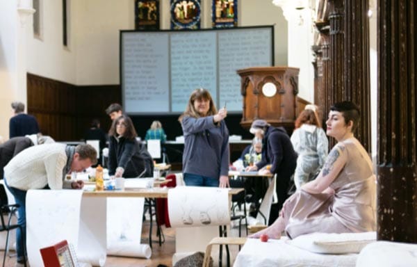 Fundraising Draw-A-Thon and Writers’ Relay 2018: Photo by Syl Ojalla