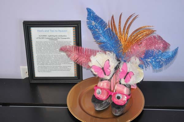 Heels and Ties to Heaven exhibit