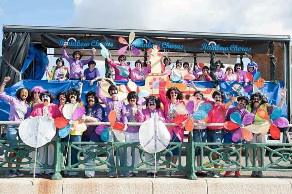 Rainbow Chorus at Brighton Pride