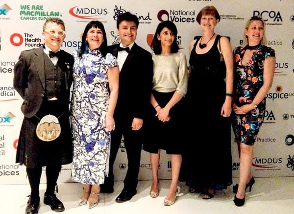 From left to right: Dr Peralta, Dr Rodriguez, Dr Vera, Dr Soni, Dr Dean and Dr Llewellyn