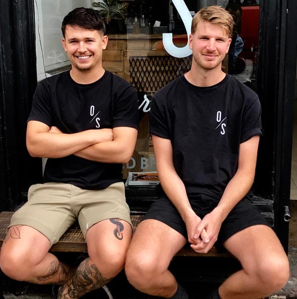 George Oakley (left) and Joe Steven (right) 