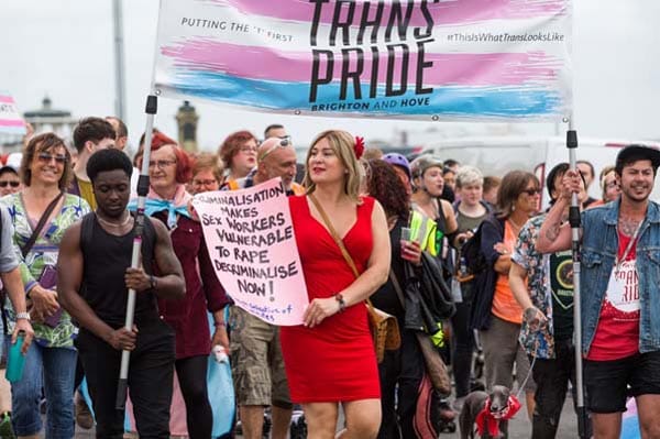 Brighton Trans Pride 2017: Image: Hugo Michiels Photography