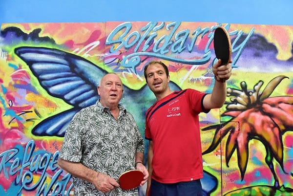MEP Keith Taylor and Founder Director of BTTC, Tim Holtam 