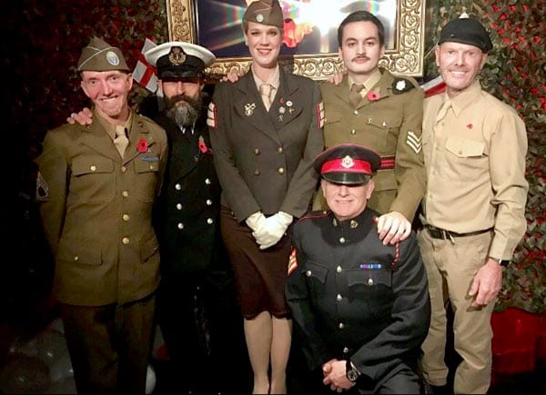 Bar Broadway Remembrance Sunday fundraiser in 2017