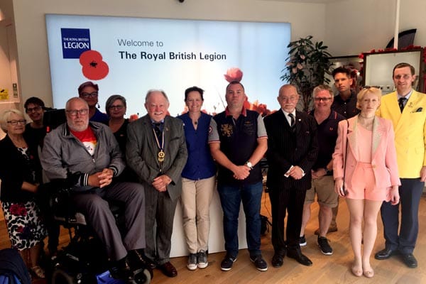 Founding members of the new LGBTQ+ branch