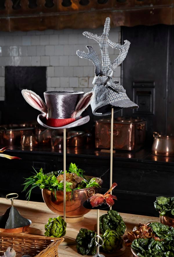 The Mad Hatter 2013 and hat for Thom Browne AW14 in the Kitchen