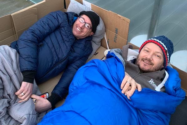 Rob Reaks and David Bell raised £1,022 and still counting