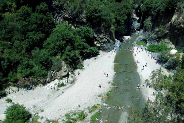 The Alcantara Gorge