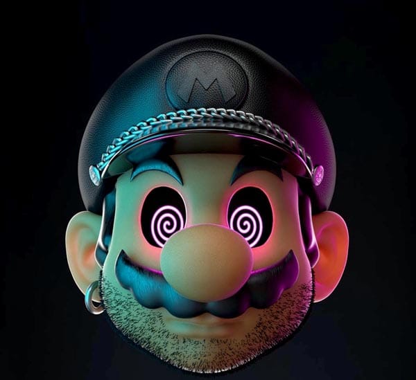 Print of Mario Diabolico