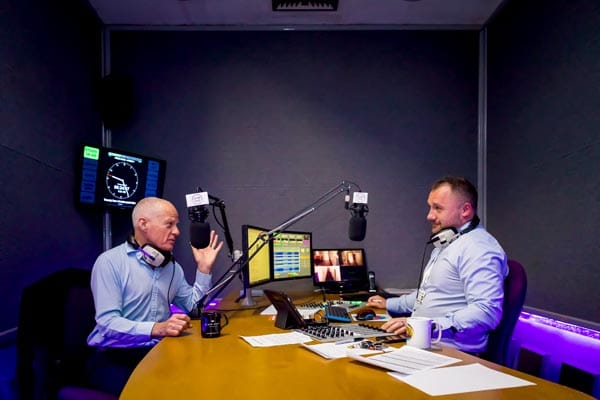 Lord Cashman CBE with Peter Darrant