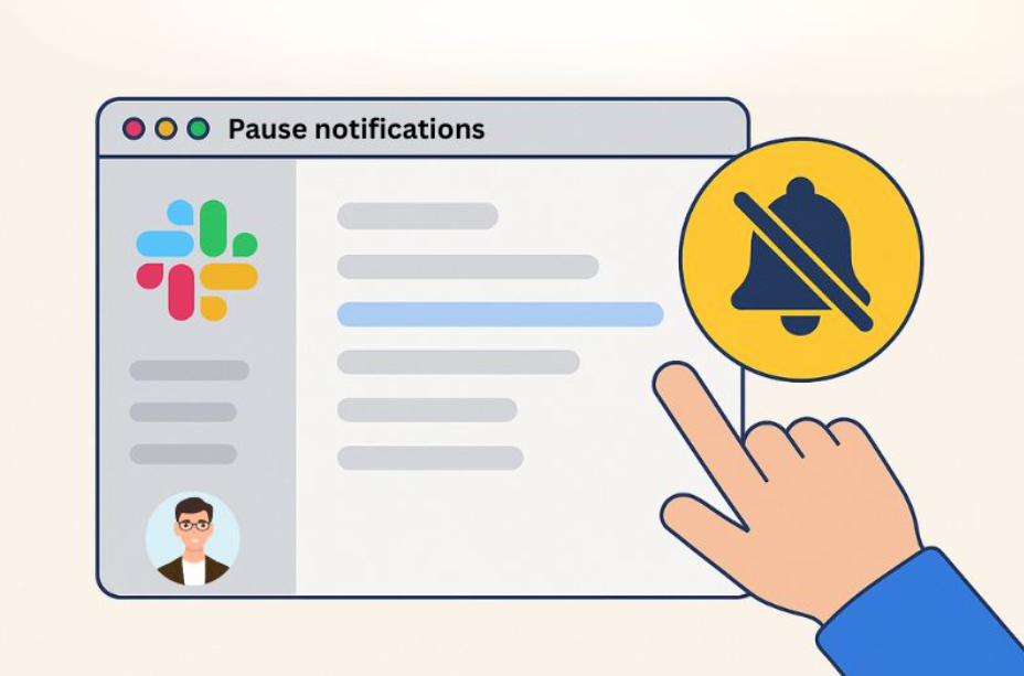 How to pause notifications on Slack