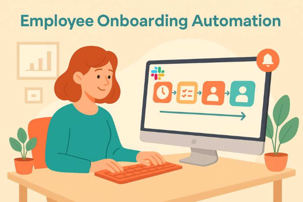 Employee onboarding automation: Slack