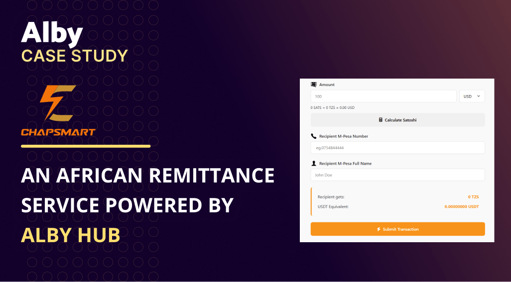 An African Remittance Service powered by Alby Hub