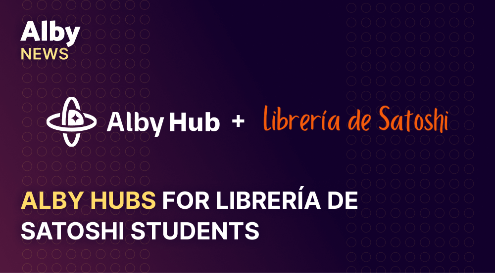 Alby Hubs for Librería de Satoshi Students