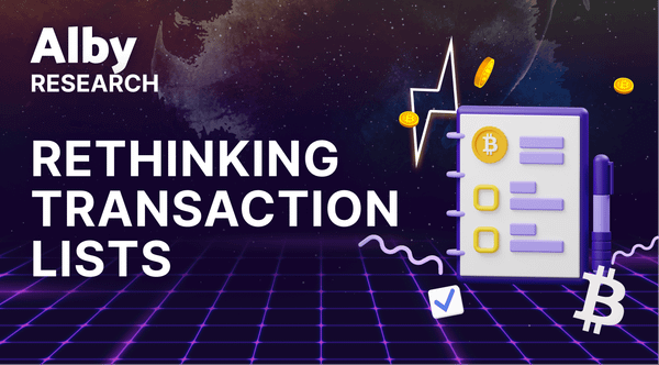 Rethinking Transaction Lists
