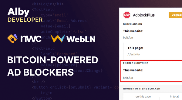 Block Ads and Pay in Bitcoin today